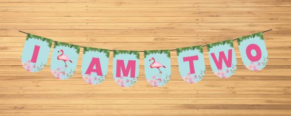 Flamingo Theme Baby Age Hanging For Sale