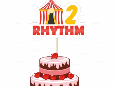 Circus Theme Customized Cake Topper For Cheap