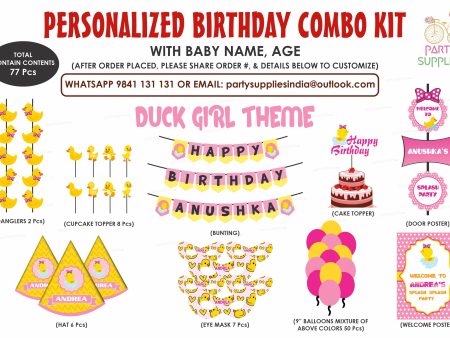 Duck Girl Theme Preferred Kit Online now