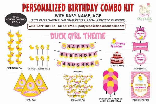 Duck Girl Theme Preferred Kit Online now