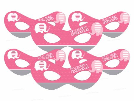 Pink Elephant Theme Eye Mask Discount