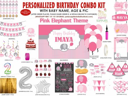 Pink Elephant Theme Premium Kit Online now