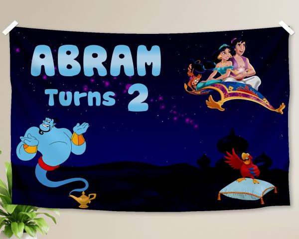 Aladdin Theme Personalized Backdrop For Cheap