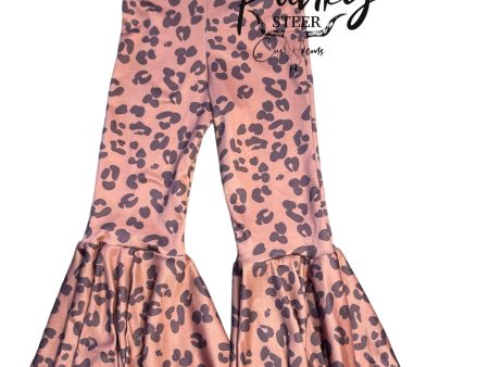 3t brown cheetah bell bottoms Cheap