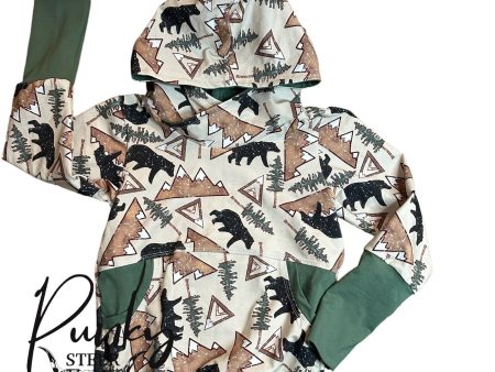 3t-6y bear hoodie For Discount