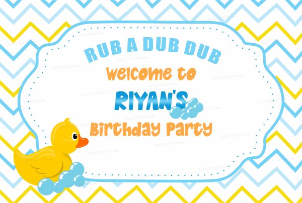 Duck Theme Boy Personalized Welcome Board Cheap