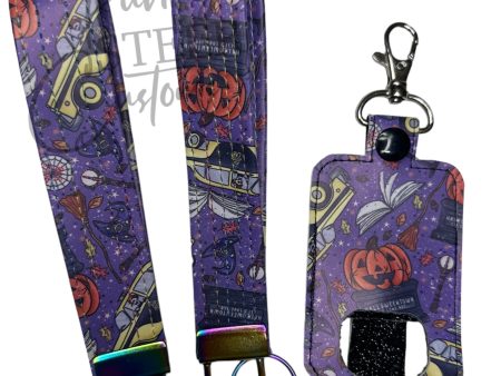 Halloween town key fob wristlet and inhaler holder Discount