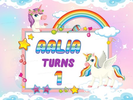 Unicorn Theme Backdrop on Sale