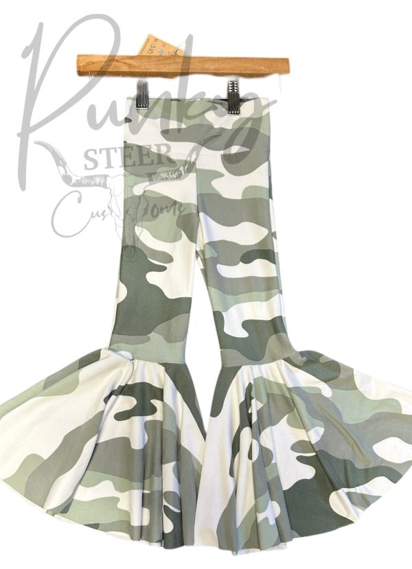 2t camo bell bottoms Fashion