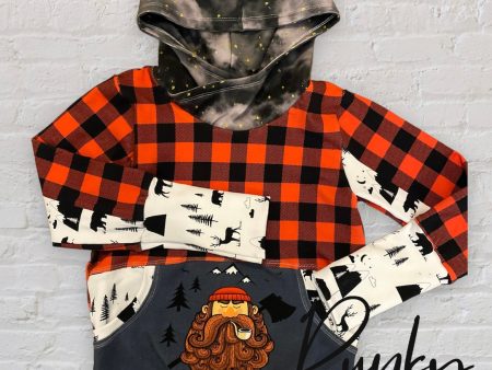 6-9y buffalo plaid outdoors limberjack hoodie Online Sale