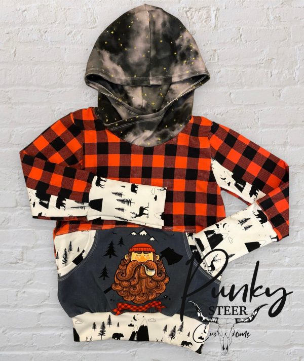 6-9y buffalo plaid outdoors limberjack hoodie Online Sale