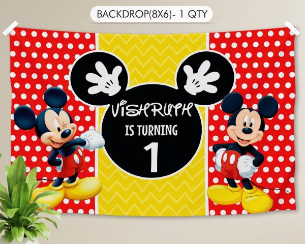 Mickey Mouse Theme Premium Kit Fashion