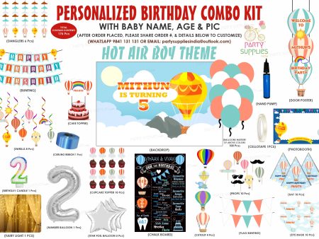 Hot Air Boy Theme Premium Kit Online now