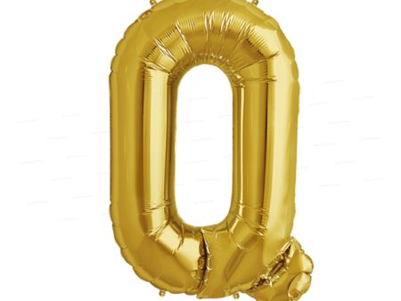 Alphabet Q Premium Gold Foil Balloon Online Hot Sale