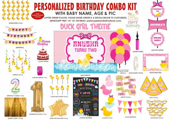 Duck Girl Theme Premium Kit Sale