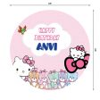 Hello Kitty Theme Personalized Backdrop For Sale