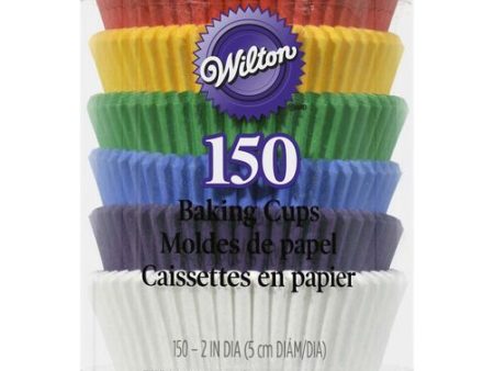 Standard Cupcake Liners - Multicolored Set For Sale