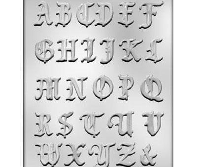 Chocolate Mold - Alphabet Cheap