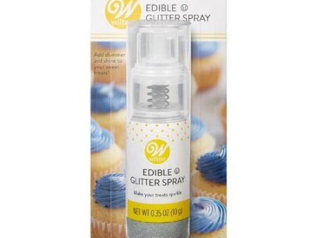 Edible Glitter Spray - Silver Cheap