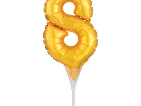 Inflatable Gold Numeral 8 Hot on Sale