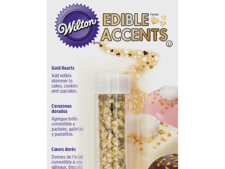 Edible Accents - Gold Hearts Supply