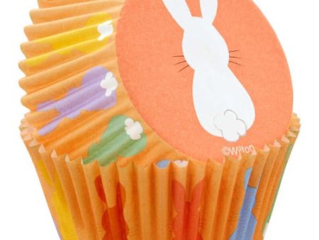 Standard Cupcake Liners - Colorful Easter Bunny Online