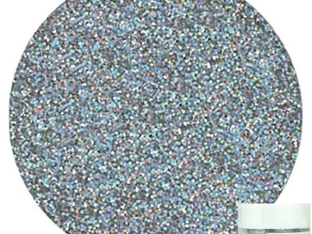 Techno Glitter - Hologram Silver For Cheap