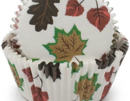 Standard Cupcake Liners - Fall Leaves Online Hot Sale