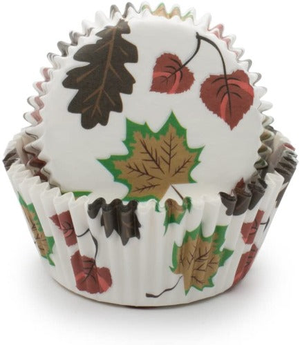 Standard Cupcake Liners - Fall Leaves Online Hot Sale