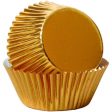 Standard Cupcake Liners - Gold Foil Online Sale