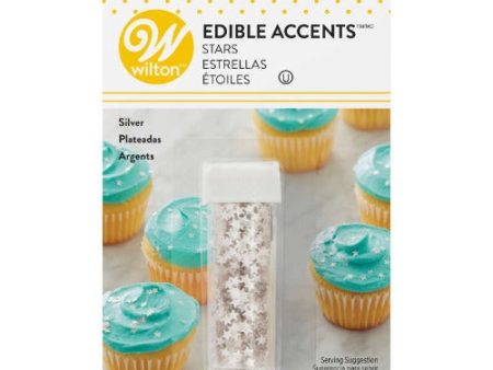 Edible Accents - Silver Stars For Cheap