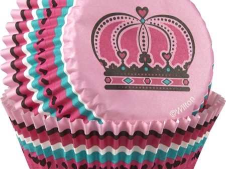 Cupcake Standard Liners - Queen Crown For Sale