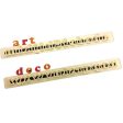 Cutters Set - Art Deco Lower Case Alphabet For Discount