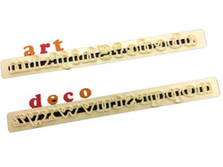 Cutters Set - Art Deco Lower Case Alphabet For Discount