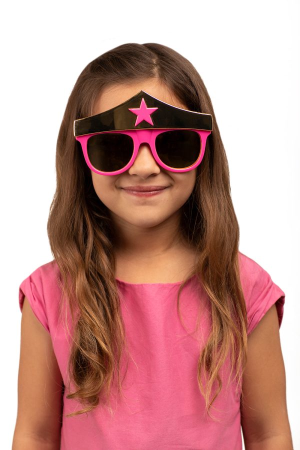 Wonder Woman Pink Crown Sun-Staches For Sale