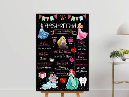 Princess Theme Chalkboard Supply