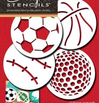 Stencil - Large Sports Ball For Sale