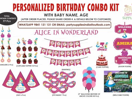 Alice in Wonderland Preferred Theme Kit Online Hot Sale