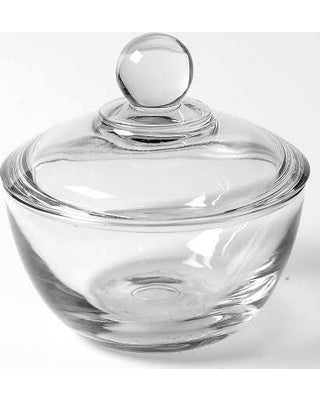 Clear Sugar Bowl and Lid Hot on Sale