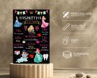 Princess Theme Chalkboard Supply