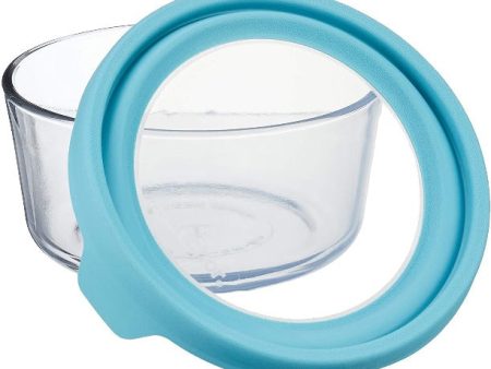 7 Cup Round with Mineral Blue True Fit Lid Online Hot Sale