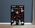 Princess Theme Chalkboard Supply