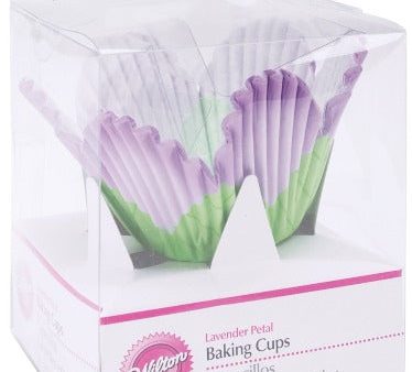 Cupcake Standard Liners - Lavender Petal cups Online Sale