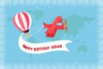 Aeroplane Theme Customized Backdrop For Cheap