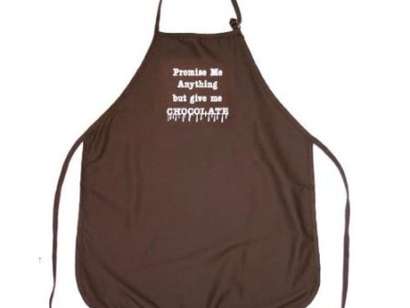 Apron - Promise Anything Choc. For Sale