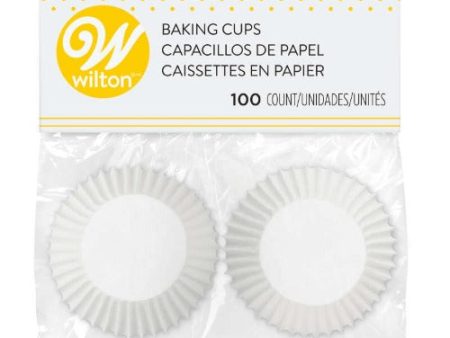 Mini Cupcake Liners - White, 100 ct Online Sale