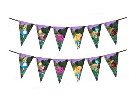 Alice in Wonderland Flag Bunting For Cheap