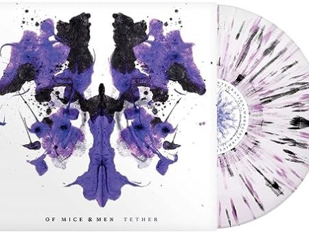 OF MICE & MEN - TETHER - WHITE PURPLE BLACK SPLATTER (VINYL) Fashion